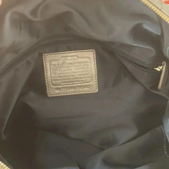 Coach Ashley Sabrina Convertible Bronze Metallic  Leather Bag - Picture 5 of 5